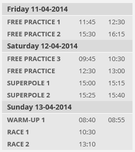 wsbk aragon schedule